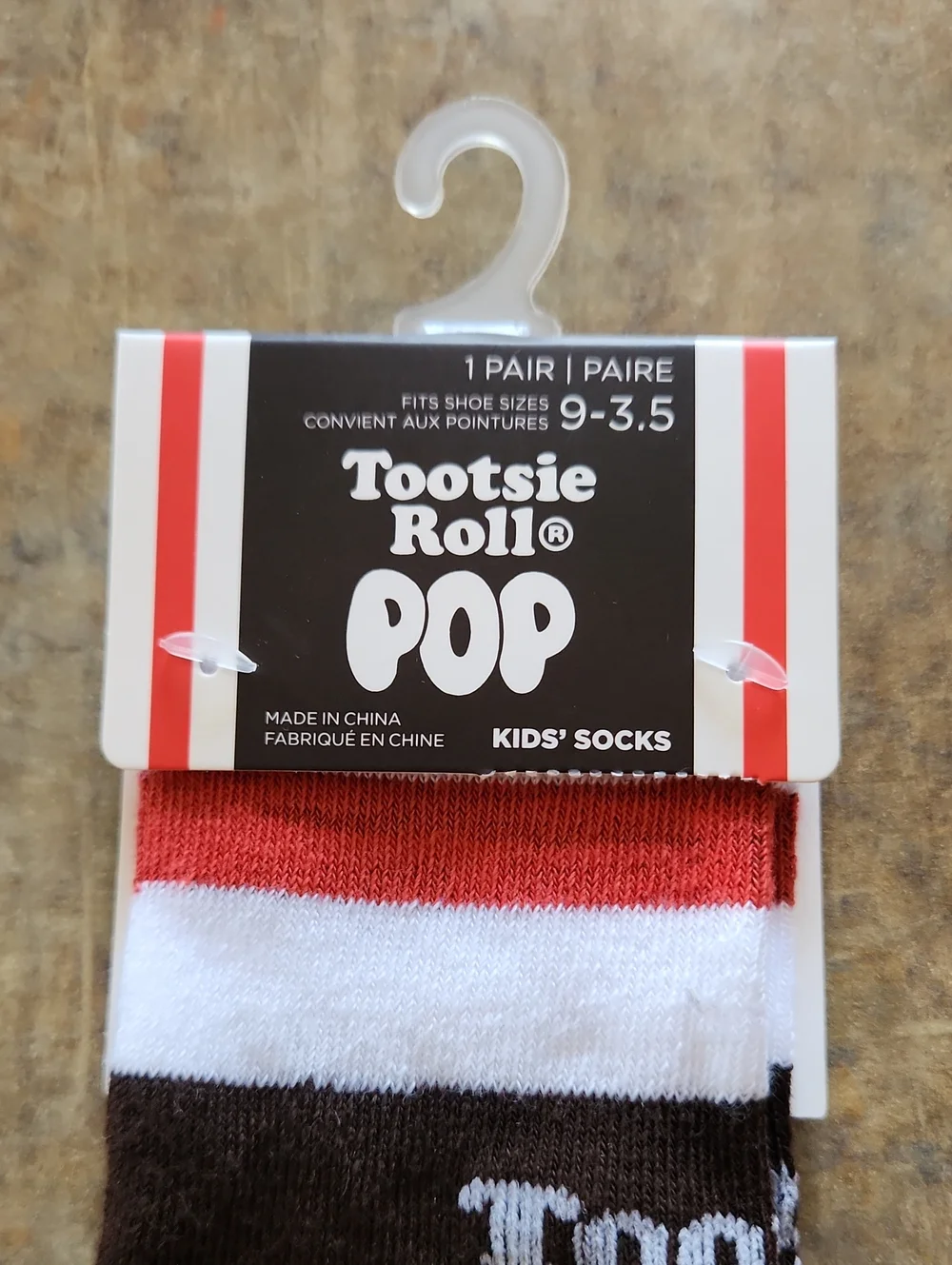 Tootsie Roll & Warheads Candy Theme Crew Socks